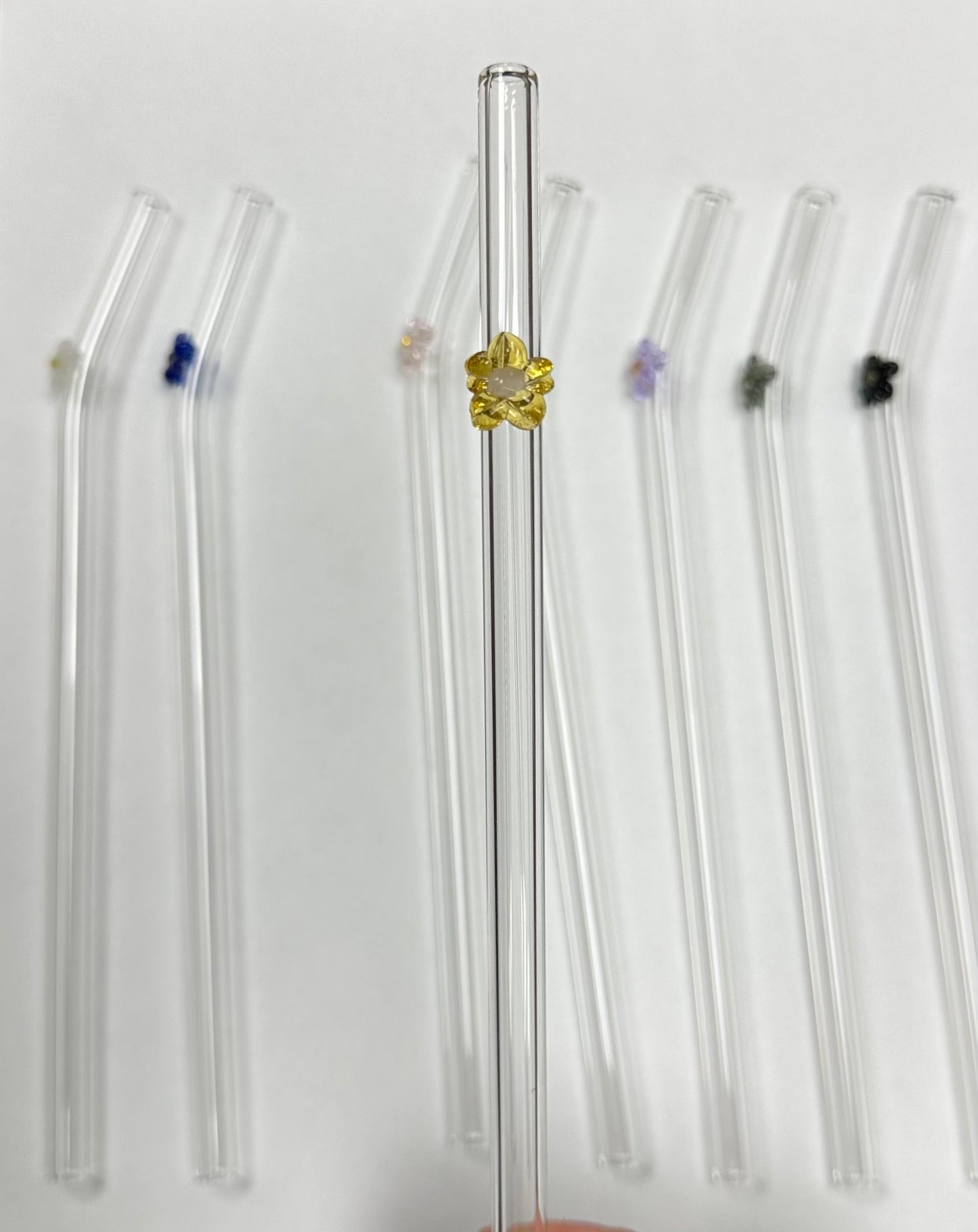 Glass Straw - Flower