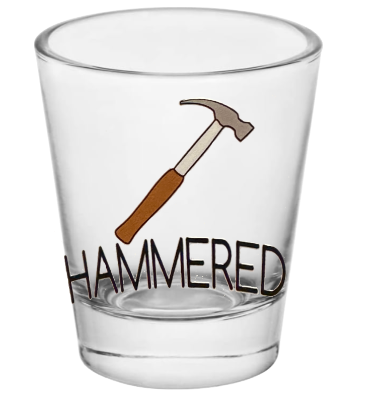 Hammered - Shot Glass