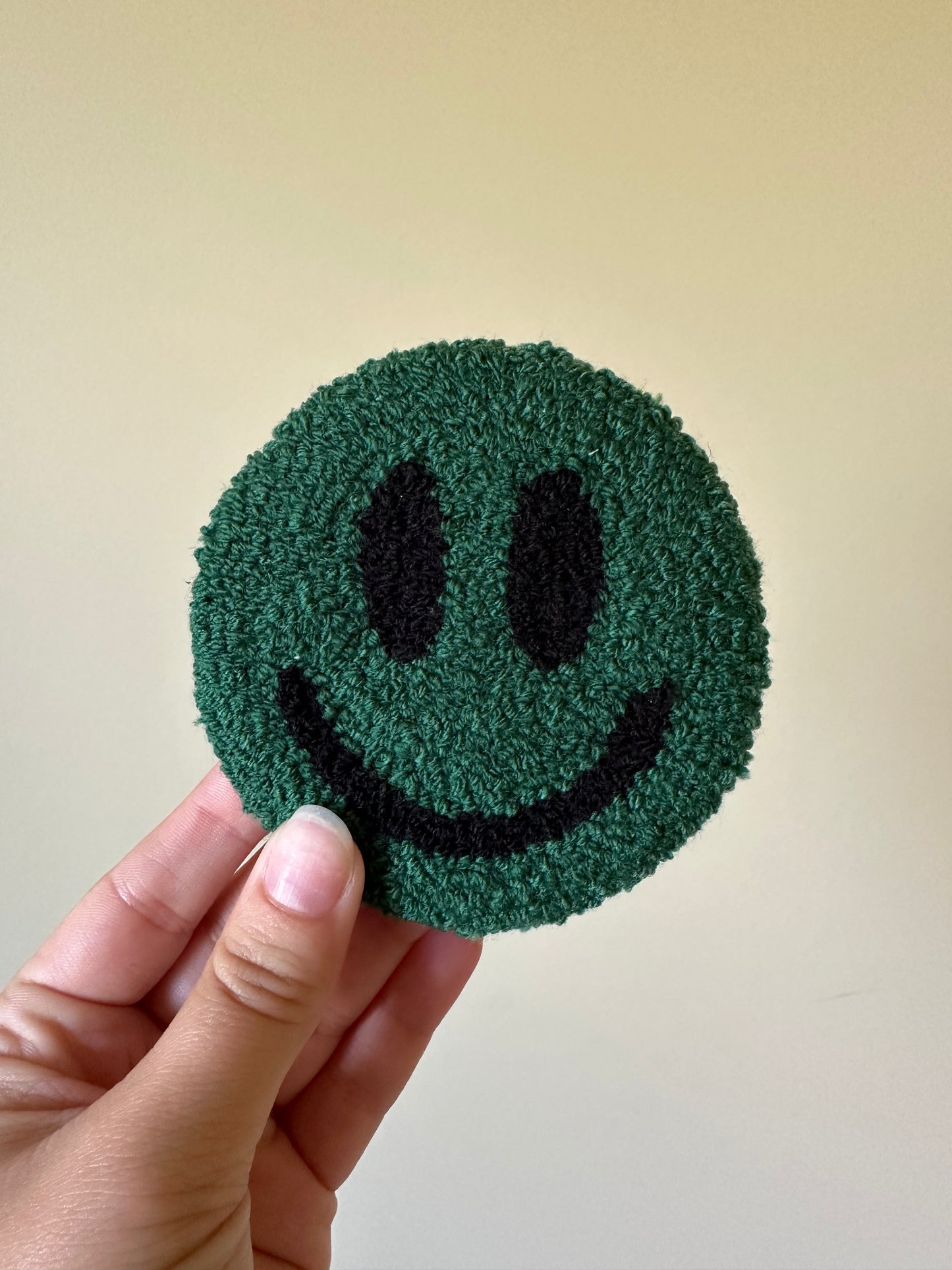 Smiley Face Mug Rug