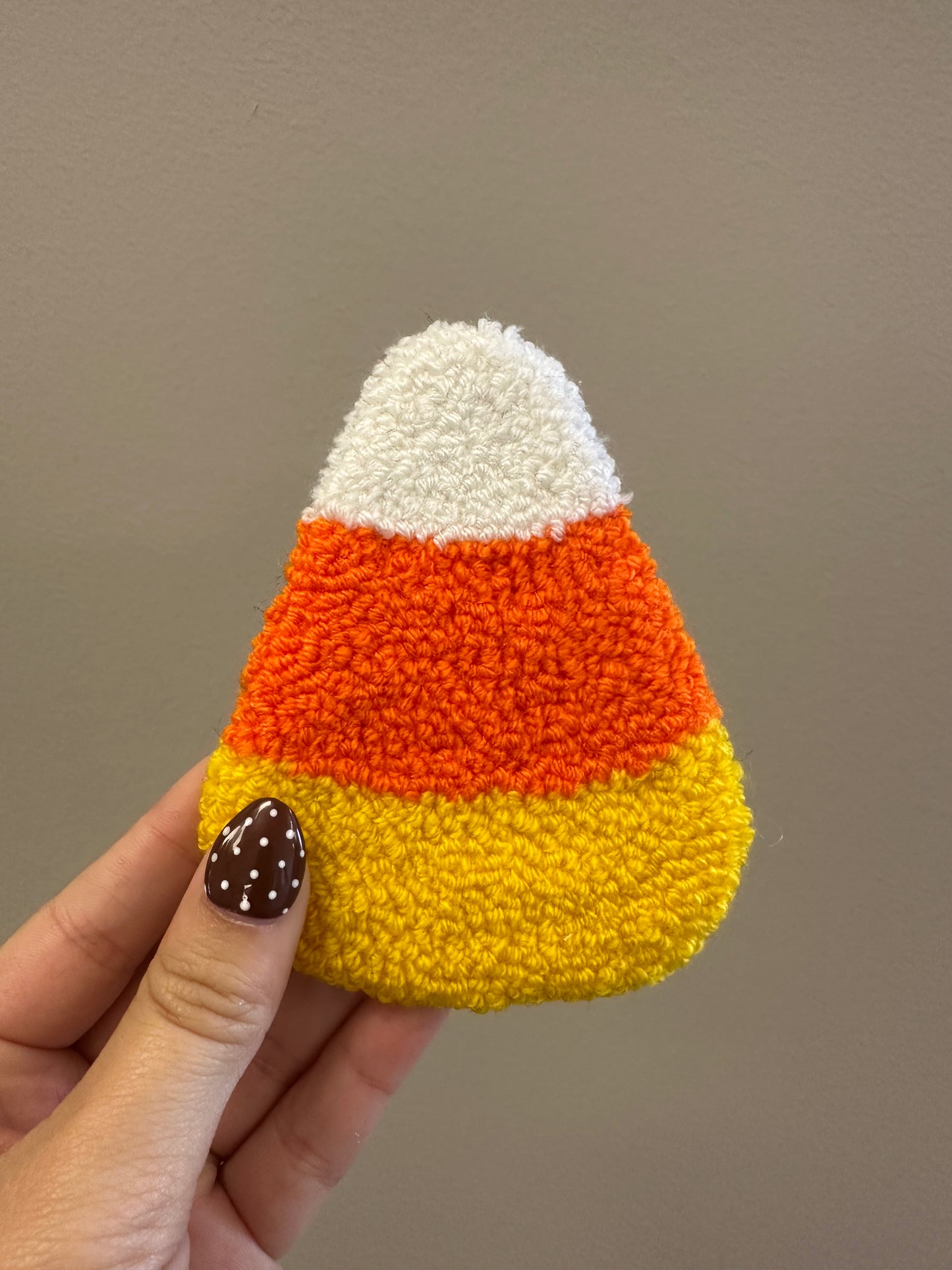 Candy Corn Mug Rug