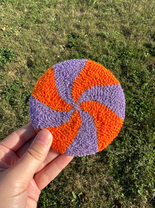 Halloween Swirl Mug Rug