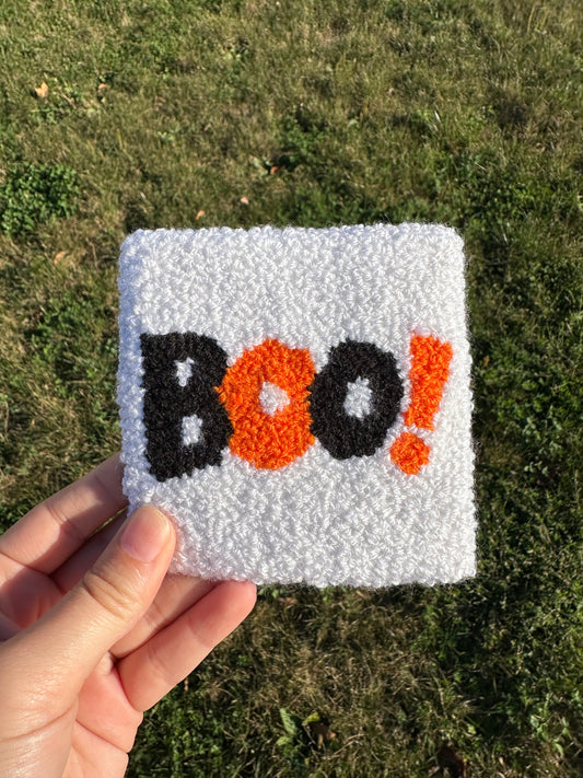 Boo! Mug Rug