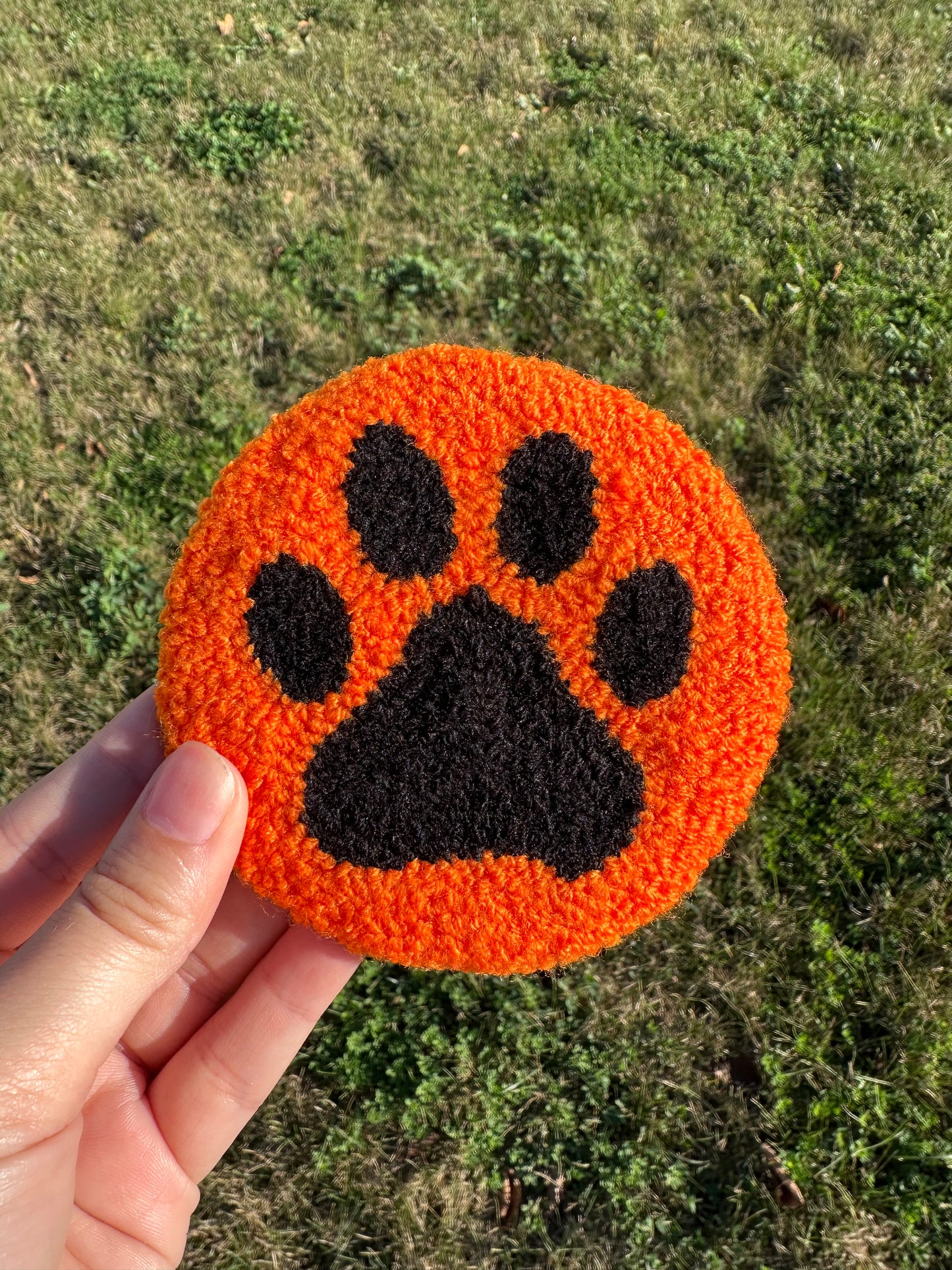 Paw Print Mug Rug