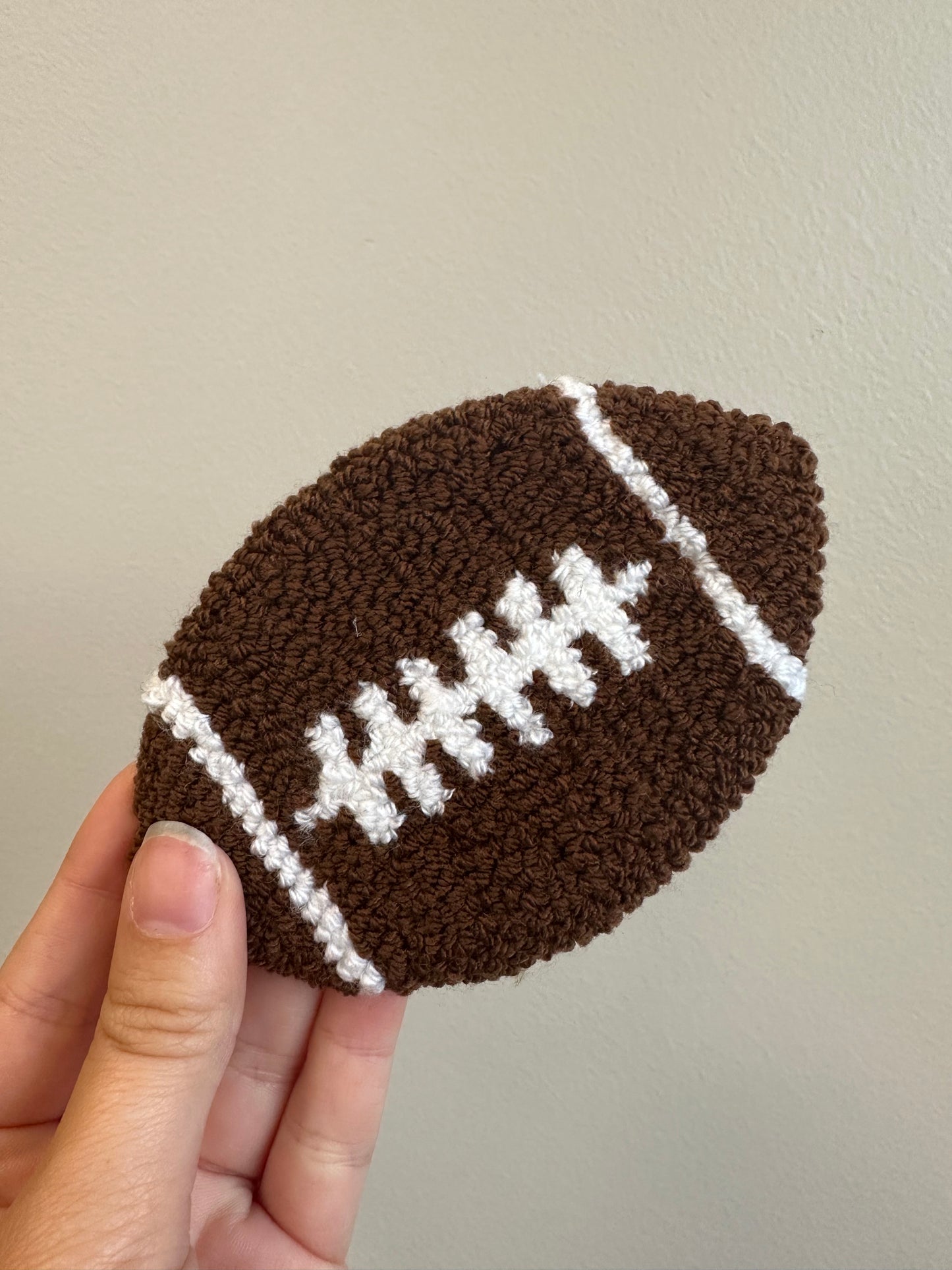 Football Mug Rug
