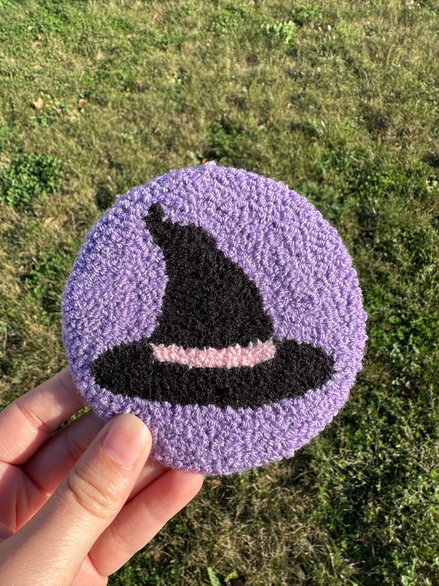 Witch's Hat Mug Rug