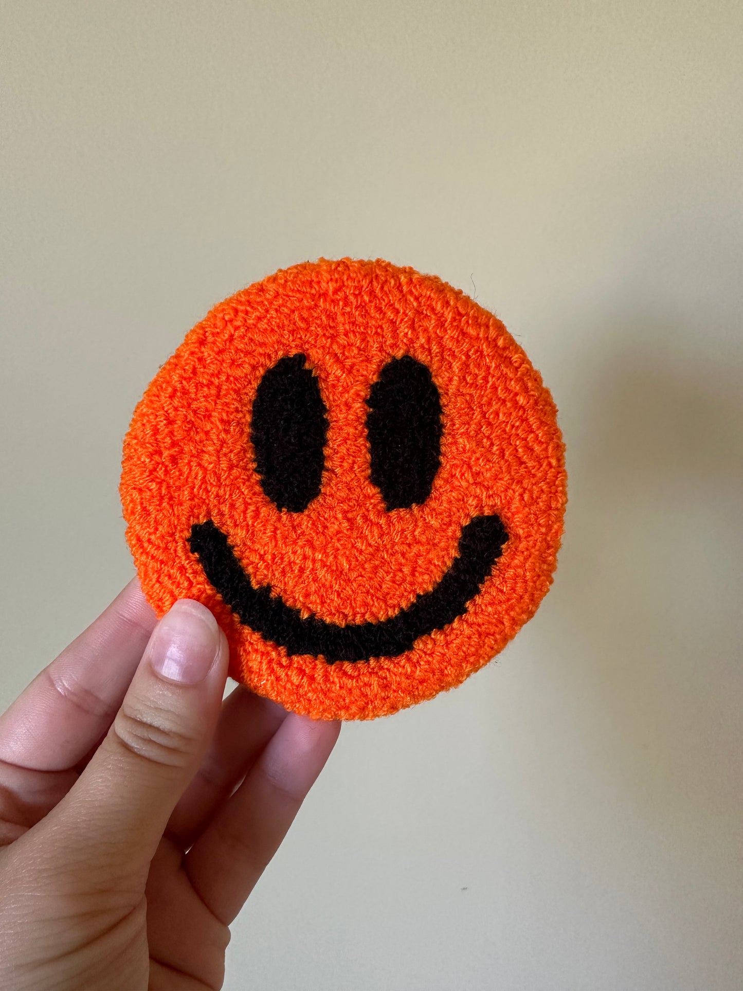 Smiley Face Mug Rug