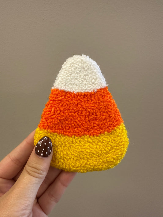 Candy Corn Mug Rug