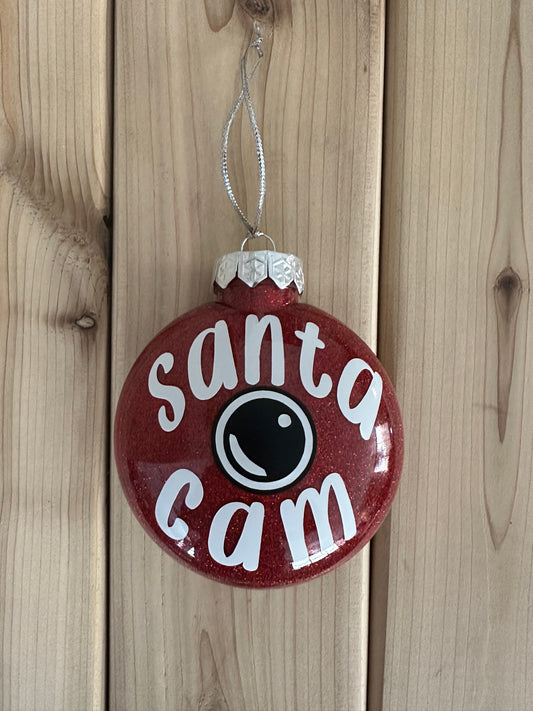 Santa Cam Ornament