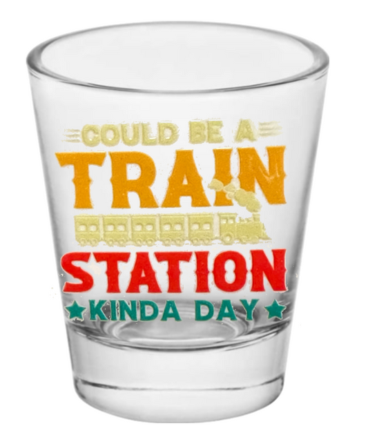 Train Station - Shot Glass